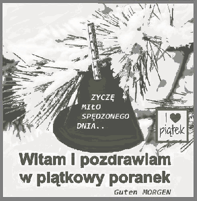 Czerwone serduszko pozdrawia w piątek